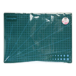 Мат для резки, трёхслойный, двусторонний, 30×21 см, А4, зелёный