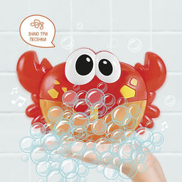 Музыкальная игрушка для ванной Любимый друг: Крабик, звук, русские песенки - Zabiaka фото 2