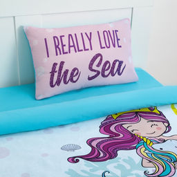 Постельное бельё Этель 1.5 сп Really mermaid 143*215 см, 150*214 см, 50*70 см -1 шт,100% хл, бязь  фото 2