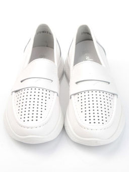 06-ST9183-2 WHITE Туфли летние женские (натуральная кожа)