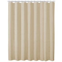 Штора для ванной комнаты, полиэстер, 180*200 см, фактурн., бежевый, BOHO FACTURE, шт
