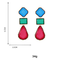 Серьги длинные на гвоздиках арт. 13 0984 (id 265508) - Rada фото 3
