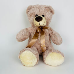 Мягкая игрушка Мишка с полосатым бантом 30 см (арт. 6682/30) - Storyland фото 11