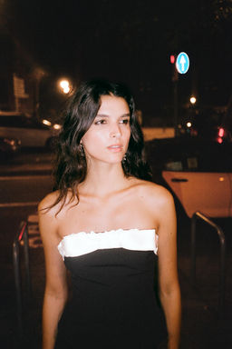 CONTRAST BOW BANDEAU TOP - Zara фото 7