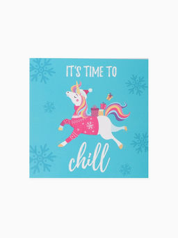 Новогодний подарочный набор «Этель» Chilltime, 5 предметов, полотенце, мочалка, расчёска