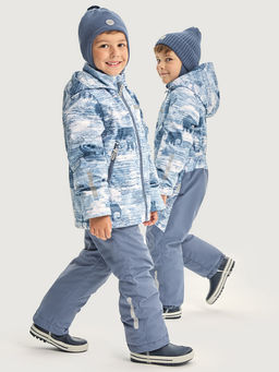 Комбинезон 8м1326 деним/серый