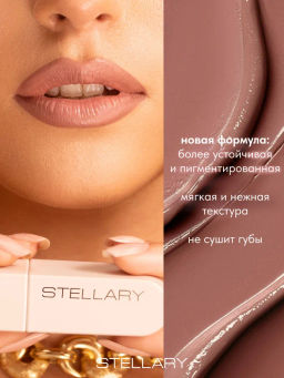 Stellary Помада для губ Устойчивая RICH NUDE тон 11 naked rose  фото 3