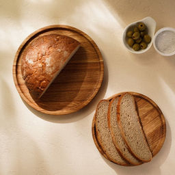 Доска для пиццы SL Home «Доливия», d=25 см, дуб