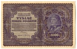Банкнота 1000 марок 1919 года Польша