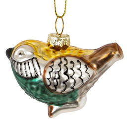 Украшение новогоднее "Птичка", L7 W4 H6 см, 3в.