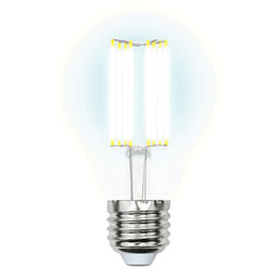 LED-A70-23W/4000K/E27/CL PLS02WH Лампа светодиодная. Форма "A", прозрачная. Серия Sky. Белый свет (4000K). Картон. ТМ Uniel.