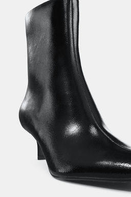 KITTEN HEEL ANKLE BOOTS - Zara фото 7