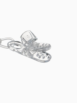 Держатель для соски - пустышки, пружинка, 2 шт., прозрачный, Крошка Я