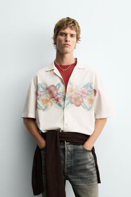 FLORAL PRINT SHIRT - Zara фото 9