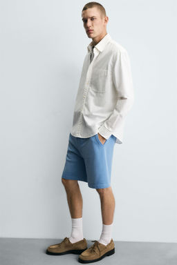 SPRAY WASHED BERMUDA SHORTS - Zara фото 6