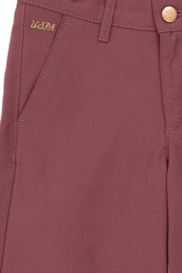 Брюки из парусины пыльной розы для девочек Неожиданная скидка в корзине - U.s. polo assn фото 4