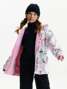 GZIM3389 Двусторонняя ветровка для девочек