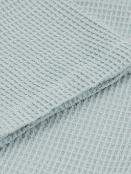 Халат вафельный женский SL HOME: Basic «Аззура», размер M, хлопок 100%, бирюзовый