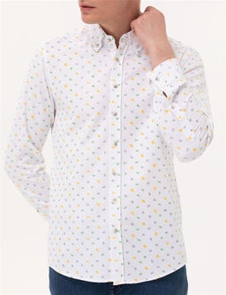 A__k Ye_il Slim Fit Uzun Kollu G_mlek - Pierre cardin фото 6