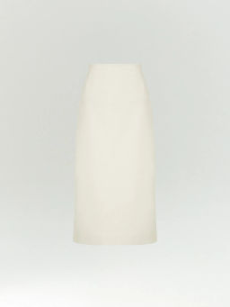 Юбка-карандаш Emka S947/hiller из твида молочный  фото 6