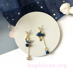 Серьги Moon and cloud