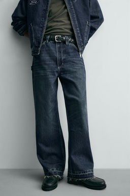RELAXED FIT JEANS WITH FORD PATCH - Zara фото 5