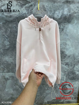 Худи женское однотонное