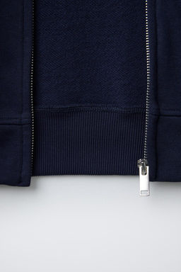 ZIP-UP SWEATSHIRT AND LABELLED BERMUDA SHORTS SET - Zara фото 7