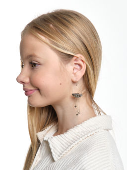 Серьги PR3026 зол-белый - Mini maxi фото 4