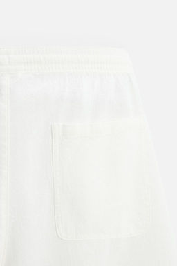 EMBROIDERED TEXTURED BERMUDA SHORTS - Zara фото 18