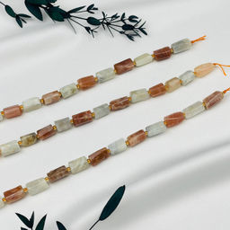 Бусины для украшений из Лунного камня микс - Радуга самоцветов фото 3