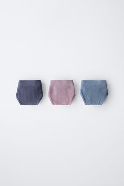 8-14 YEARS/ THREE-PACK OF SEAMLESS WAFFLE-KNIT BRIEFS