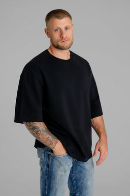 Арт. 634-02/1 Футболка мужская S,L,M,XL (4 шт) Цвет:черный