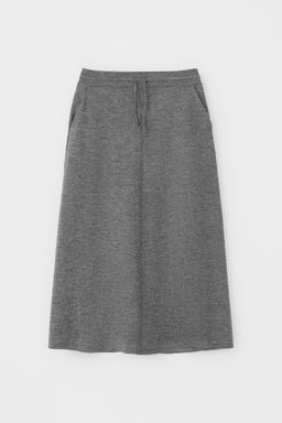 ЕВ 737/ш/тем.серый меланж юбка жен