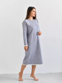 Сорочка женская Нина Голубой - Modamica фото 27