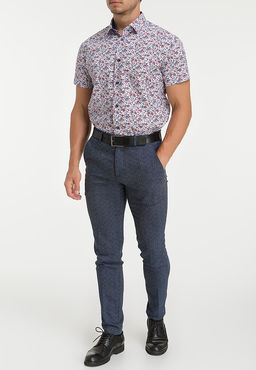 Сорочка мужская короткий рукав GREG 123/201/22495/ZS/C/1  фото 5