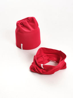 Комплект (шапка+снуд) UD 3017 коралловый - Mini maxi фото 6