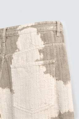 TEXTURED STRIPE BERMUDA SHORTS - Zara фото 10