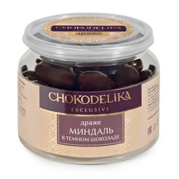 Драже Миндаль в темном шоколаде 120 гр
