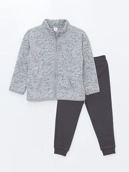 Dik Yaka Erkek Bebek H?rka ve Pantolon 2li Tak?m