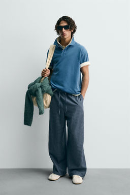 WASHED PIQU_ POLO SHIRT - Zara фото 9
