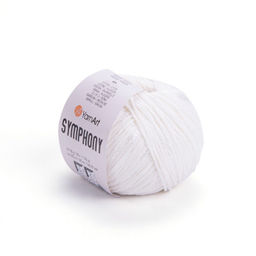 Симфония (Symphony) пряжа YarnArt 80%хлопок 20%вискоза 10х50г/125м  фото 2