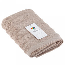 Полотенце махровое "Шелковый путь" 50х90см, хлопок 100%, бежевый (Китай)