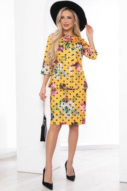 Жакет Цветочная сказка (желтый) Б8690 - Lt collection фото 2
