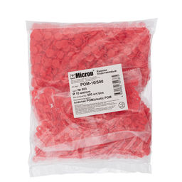 Кнопка Micron POM-10/500 Кнопки пластиковые пластик d 10 мм 500 шт. № 003 красный