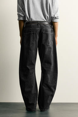 JEANS STRAIGHT BARREL FIT / Carb?n - Zara фото 3