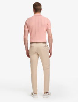 Bej Slim Fit Basic Kanvas Pantolon