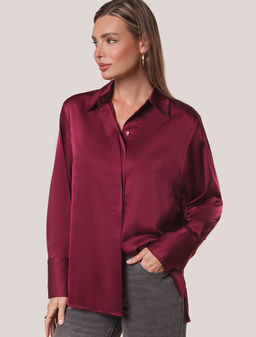 D29.275 Блузка женская винный