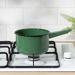 Ковш эмалированный цилиндрический, 1.5 л, цвет МИКС