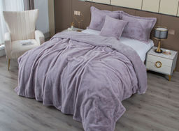 Покрывало декоративное Rabbit (лаванда пепел) 220х240